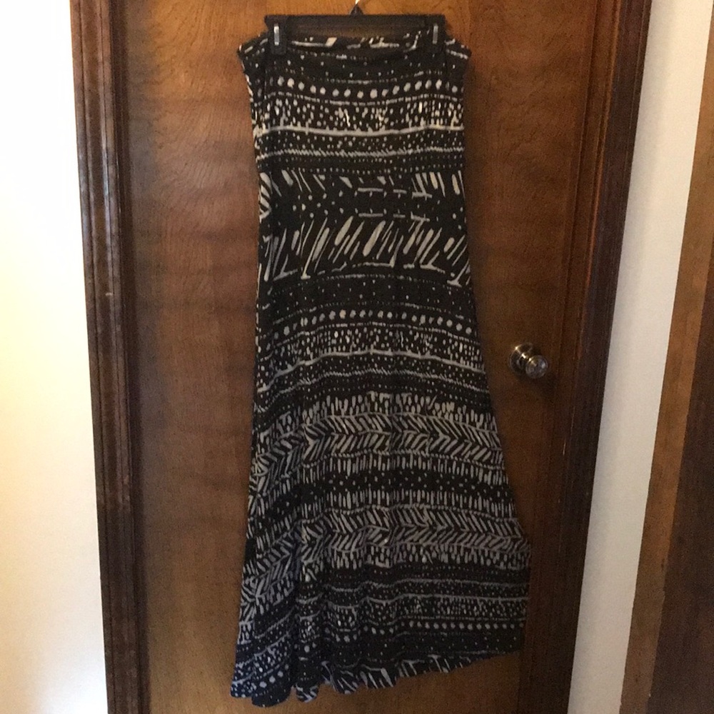 Printed Maxi Skirt - Picture 1 of 4